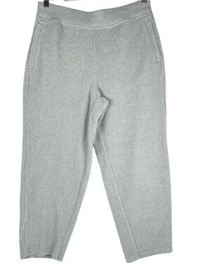 Patagonia Gray Shearling Fleece Crop Loungewear Sweatpants Women’s Size Medium